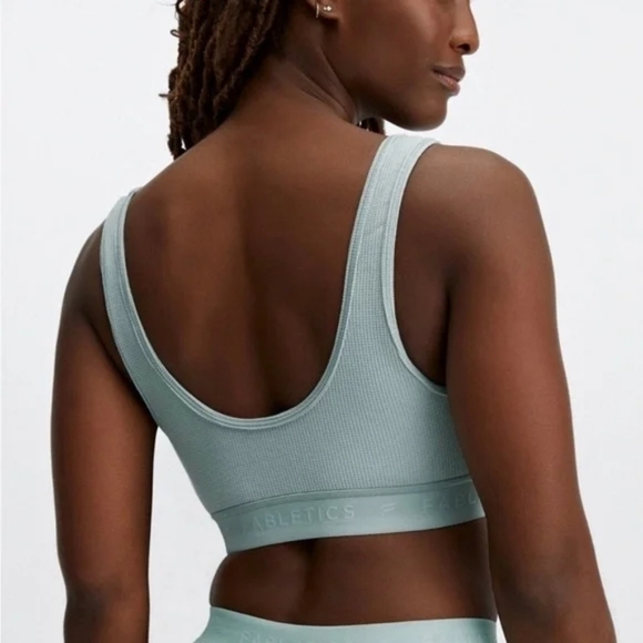 Fabletics Other - SOLD!Fabletics Serena Lounge Bralette In Silvermist Mint Blue
